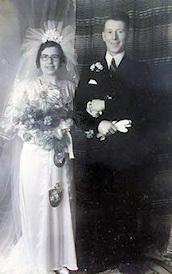 Mum and dad wedding day